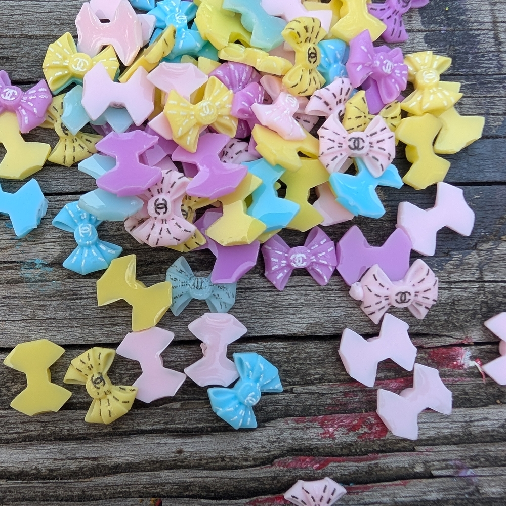 Colorful Bow and Arrow Shaped Buttons